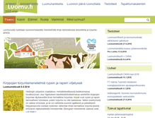 Tablet Screenshot of luomu.fi